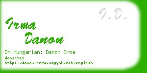 irma danon business card